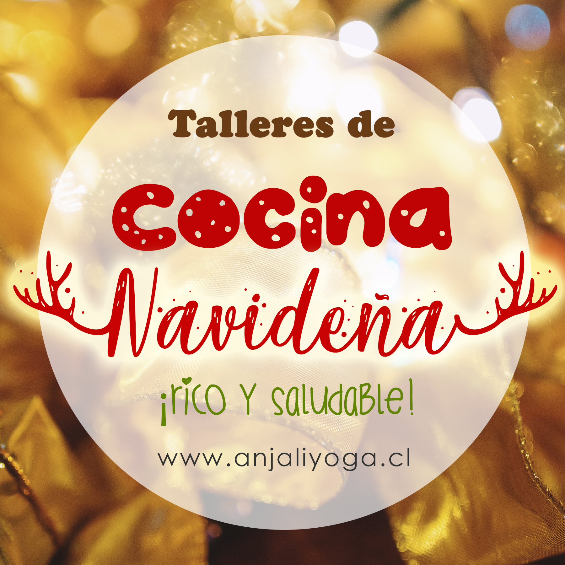 Talleres de COCINA NAVIDEÑA 7 de Diciembre ANJALI YOGA